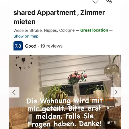 Shared Appartment , Zimmer Mieten-2